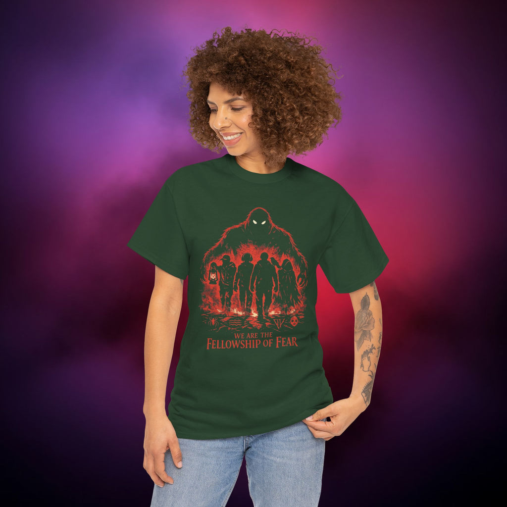The "We Are the Fellowship of Fear" T‑Shirt – Horror Unity Graphic Shirt for Fear Survivors