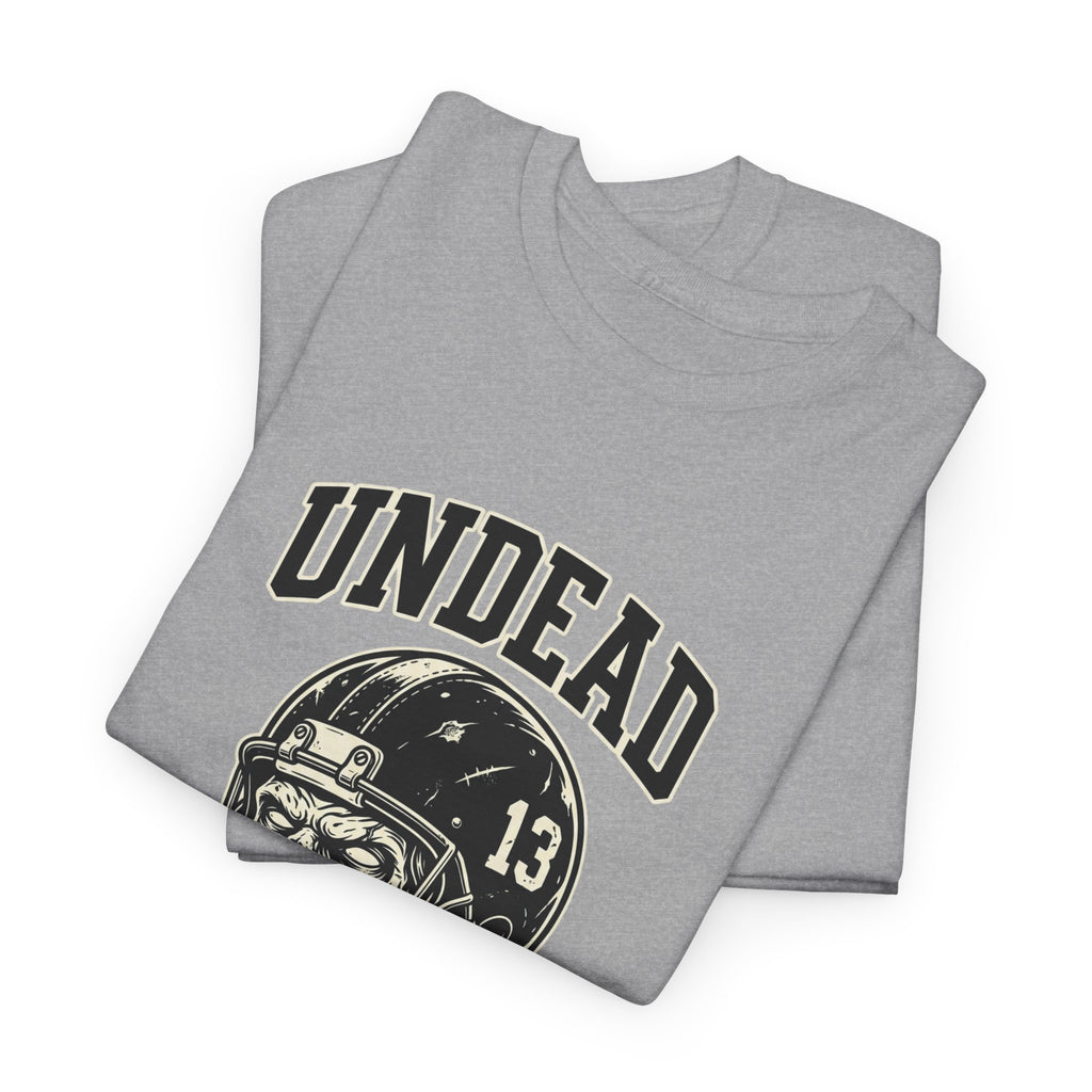 Undead University Football T-Shirt — Gothic Football Vintage College Tee