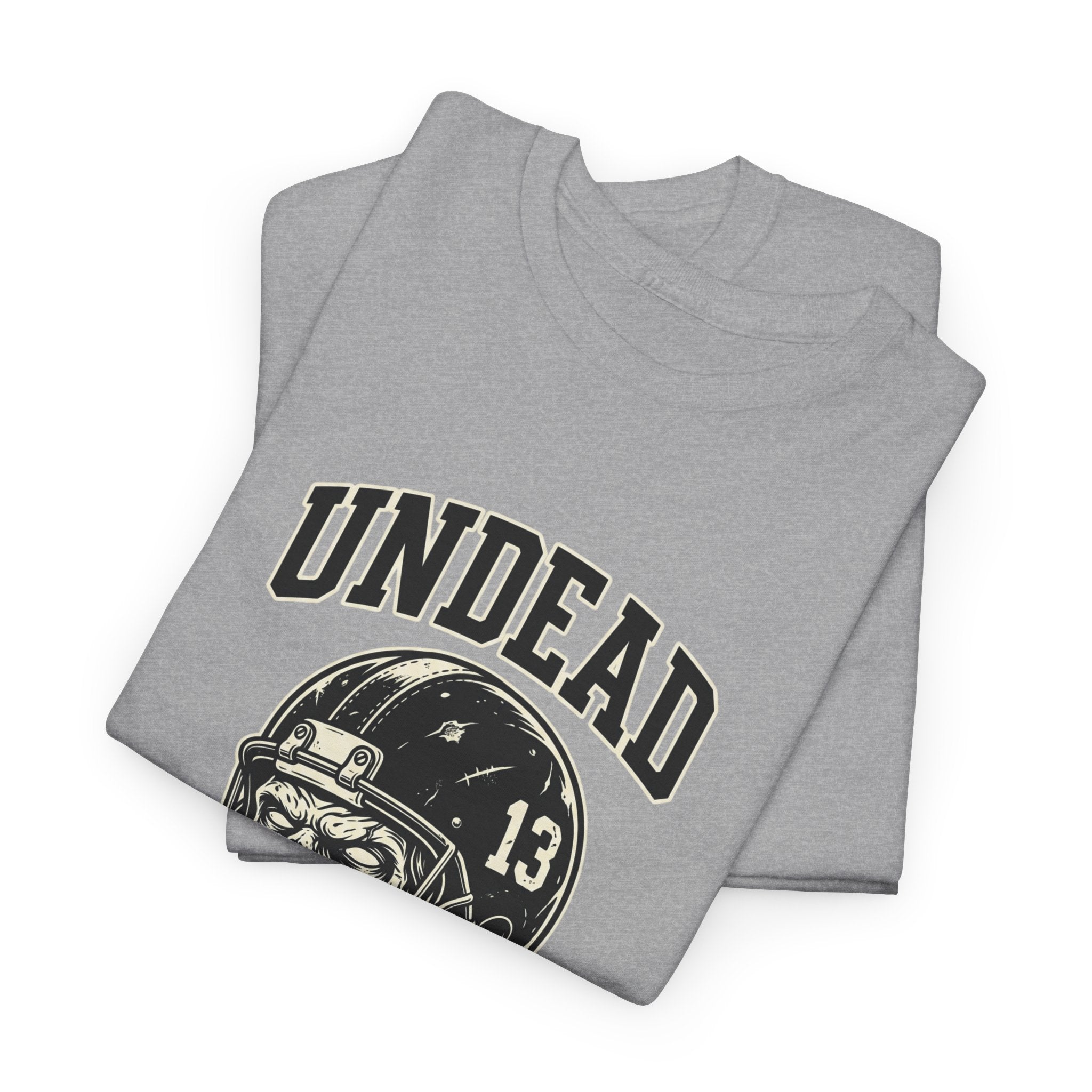 Undead University Football T-Shirt — Gothic Football Vintage College Tee