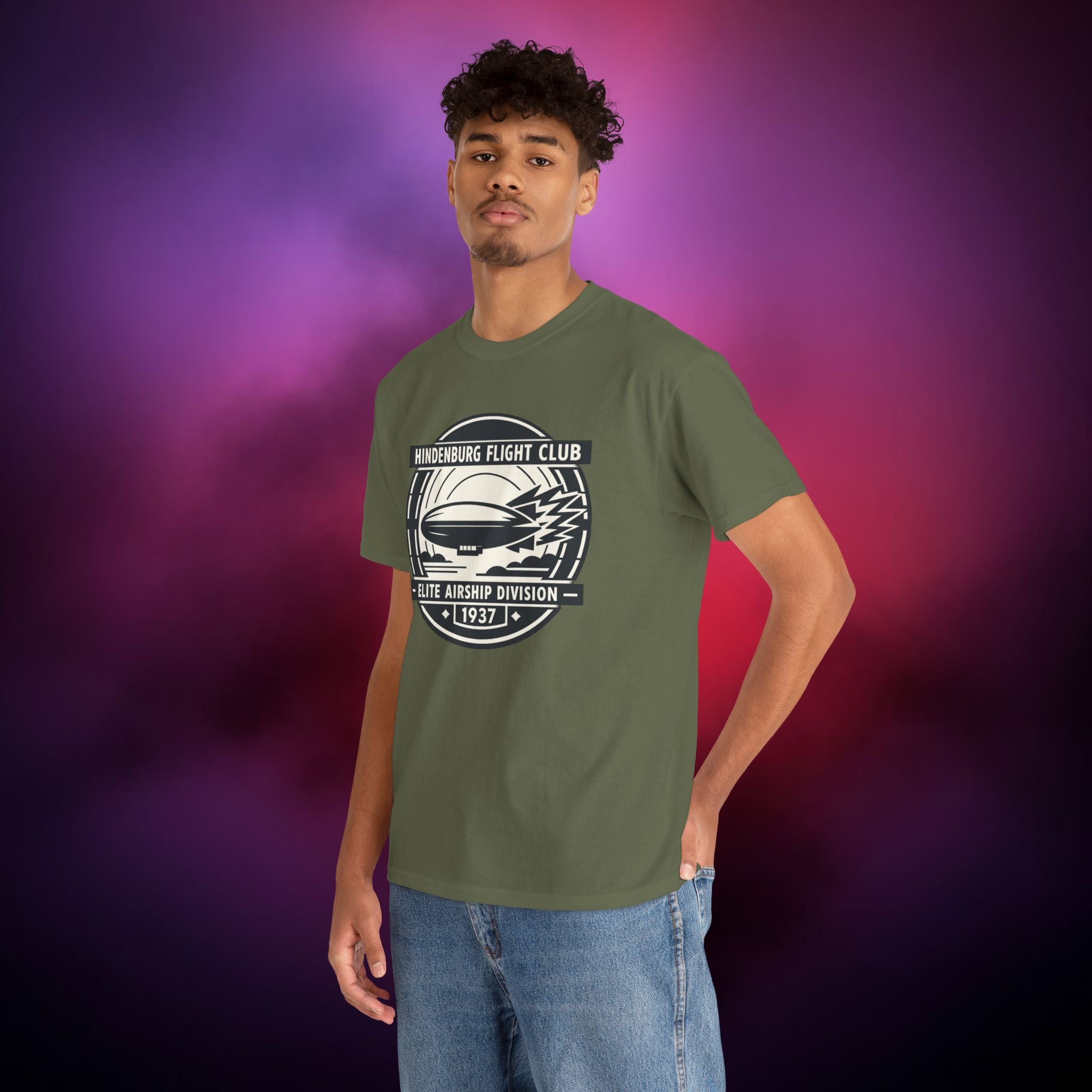 Hindenburg Flight Club T-Shirt – Vintage Airship 1937 Graphic Tee | Zeppelin Disaster Retro Shirt | Aviation History Horror Tee