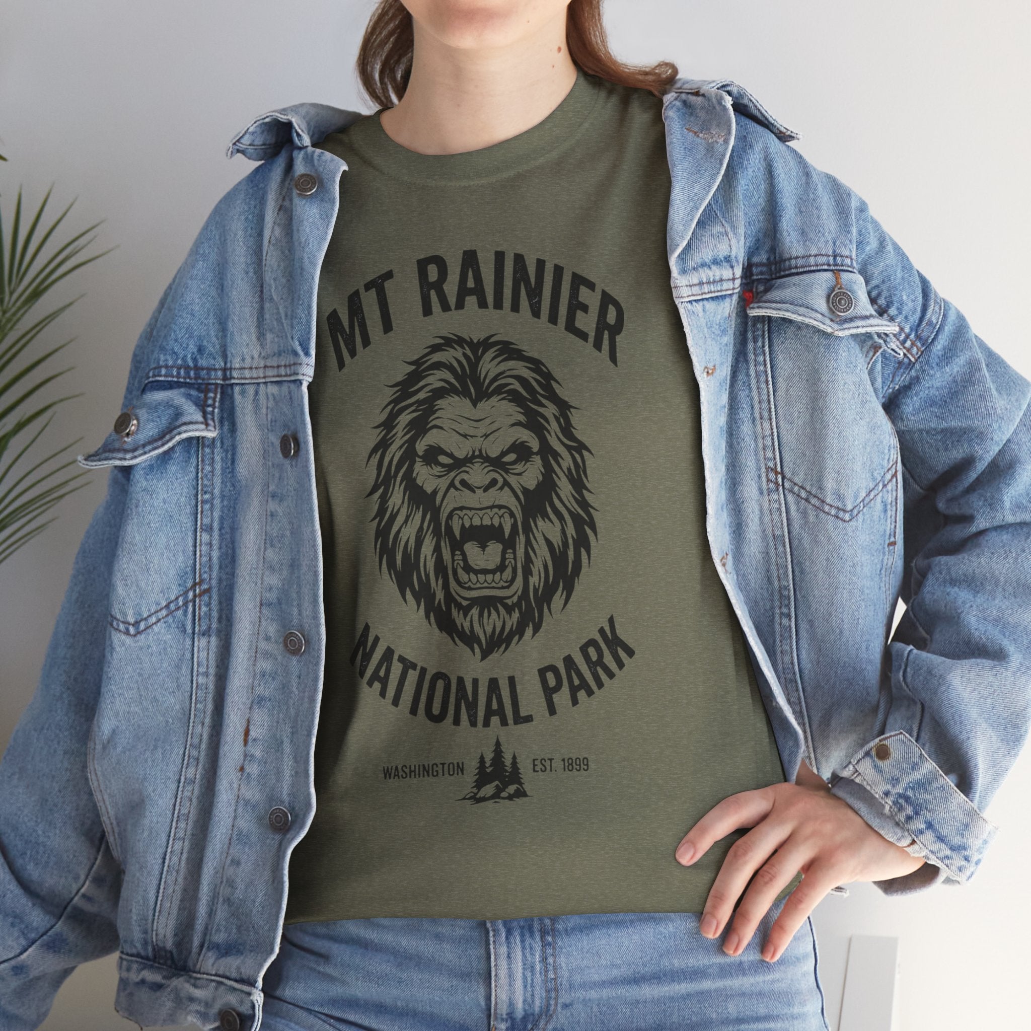 Bigfoot Graphic Tee - Vintage Sasquatch Nature Shirt