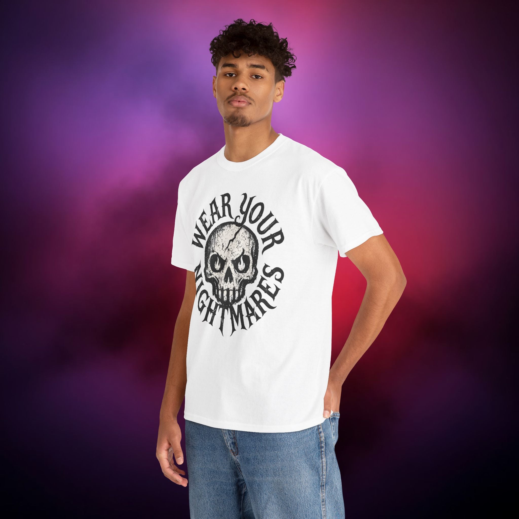 The Skull — Distressed Grunge Skull T-Shirt / Wear your Nightmares