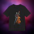 Skeleton Rockabilly Bass Player T-Shirt – Retro Gothic Music Tee