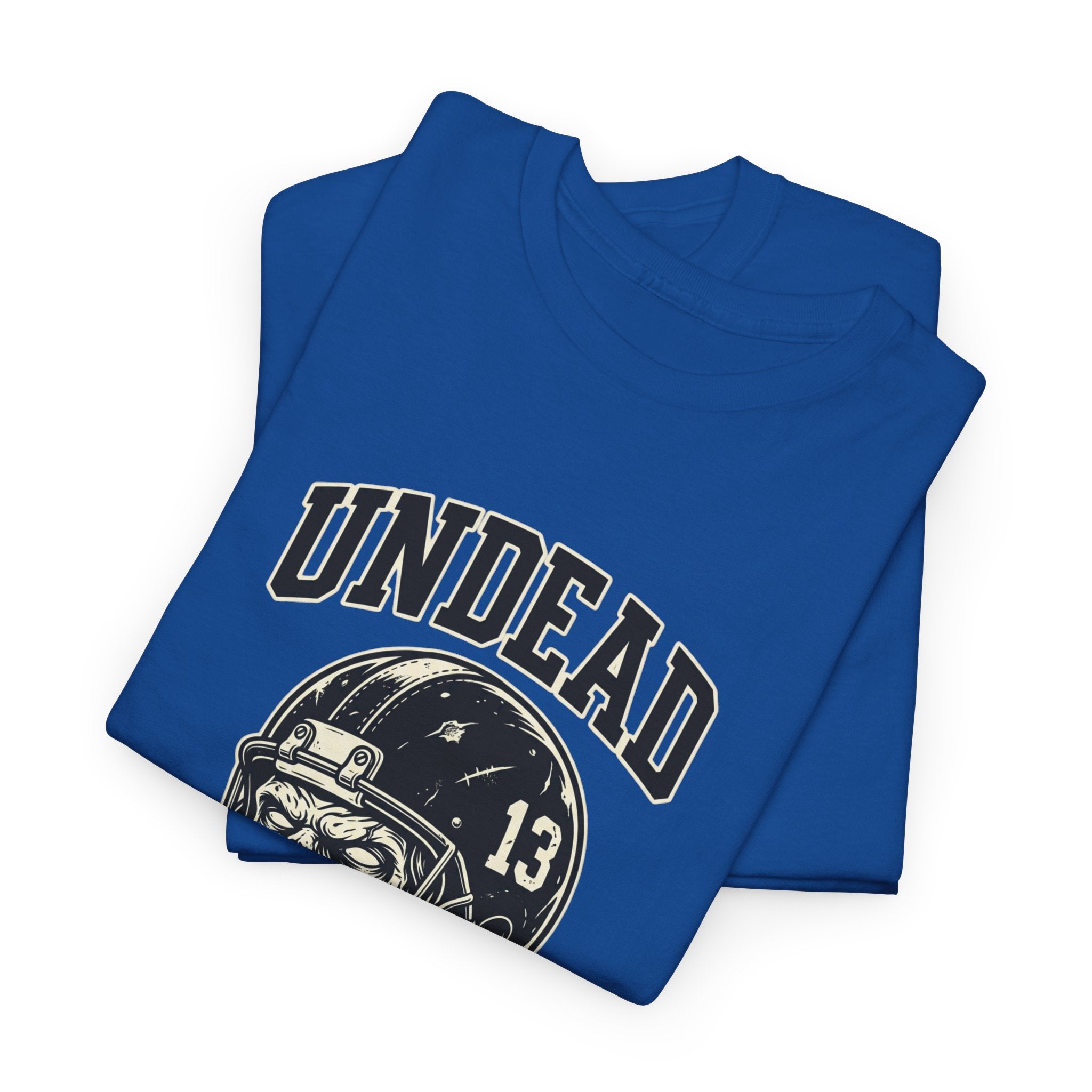 Undead University Football T-Shirt — Gothic Football Vintage College Tee