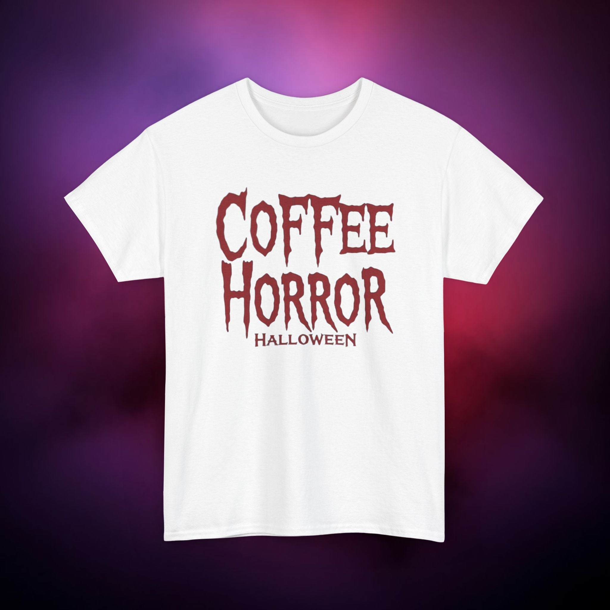 Coffee Horror Halloween T‑Shirt – Horror Coffee Lover Graphic Tee