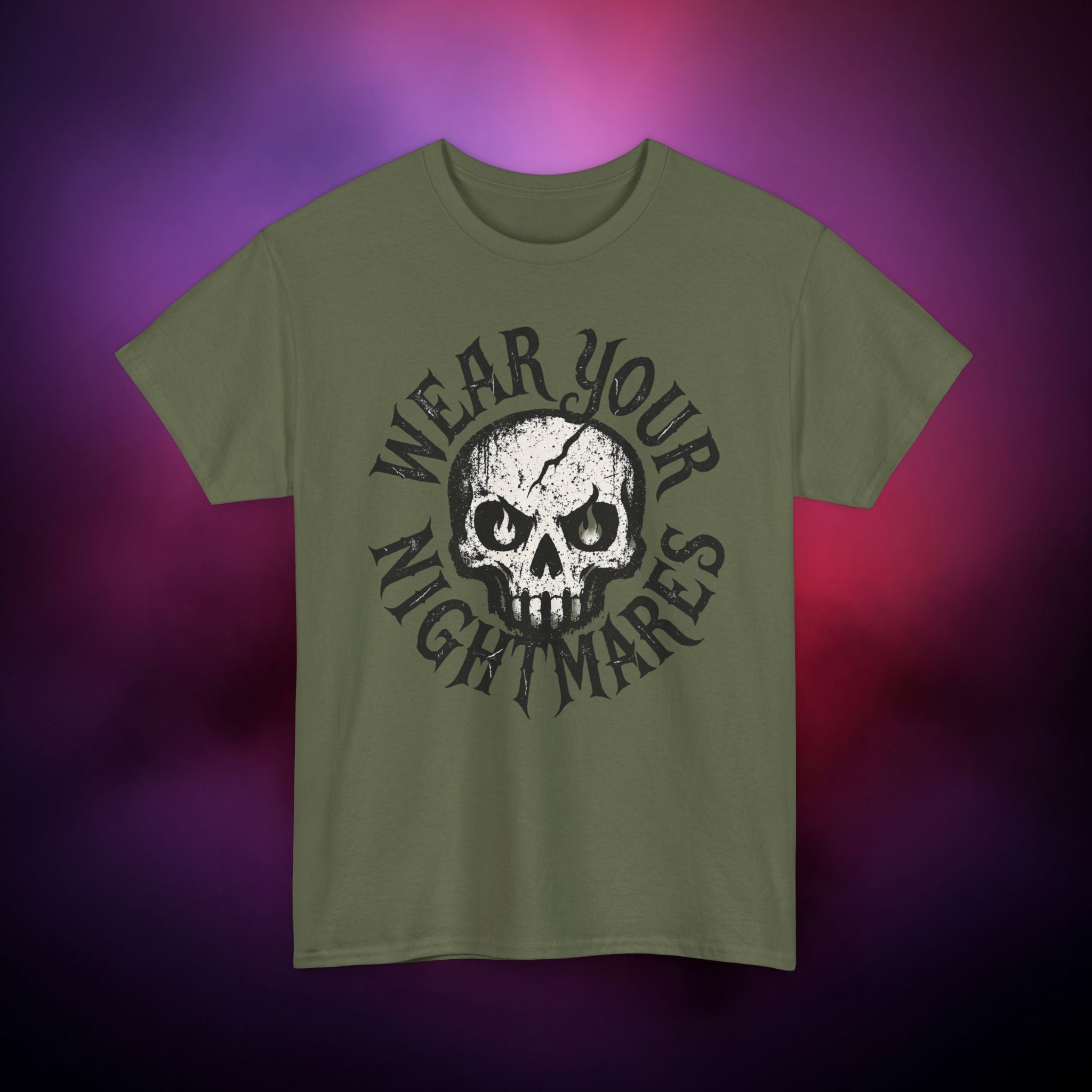 The Skull — Distressed Grunge Skull T-Shirt / Wear your Nightmares