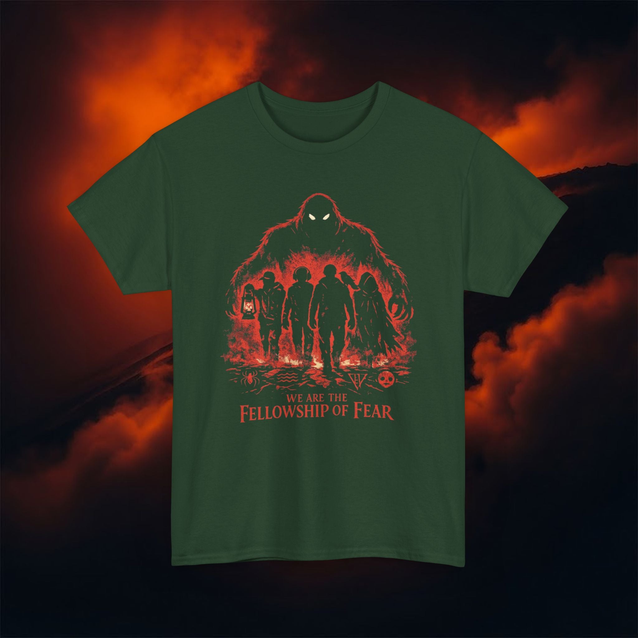 The "We Are the Fellowship of Fear" T‑Shirt – Horror Unity Graphic Shirt for Fear Survivors