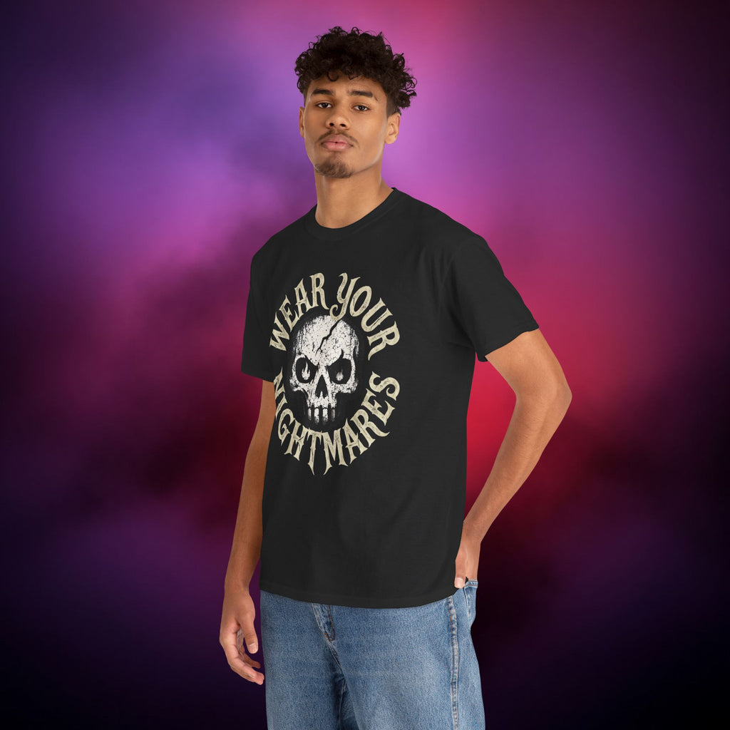 The Skull — Distressed Grunge Skull T-Shirt / Wear your Nightmares
