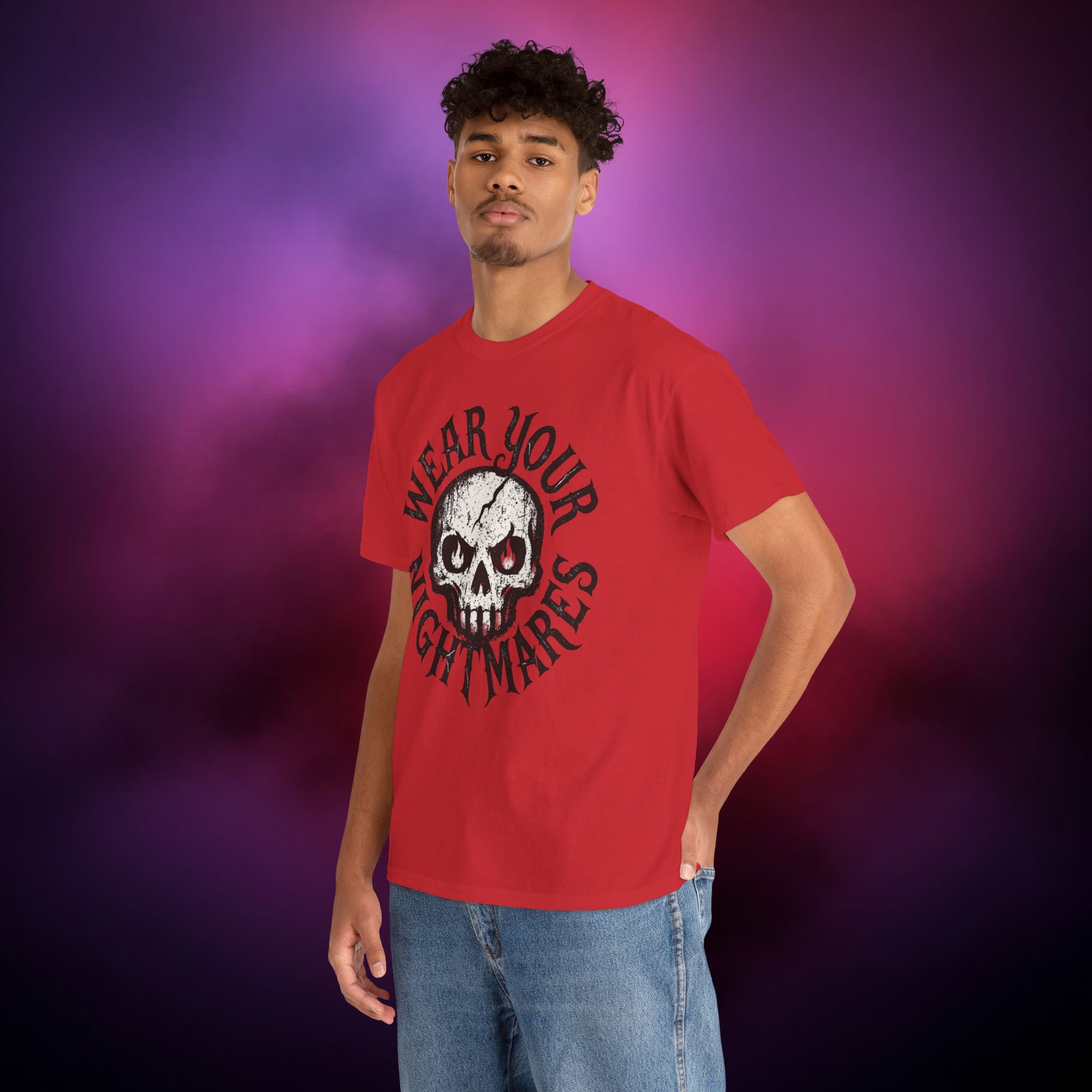 The Skull — Distressed Grunge Skull T-Shirt / Wear your Nightmares