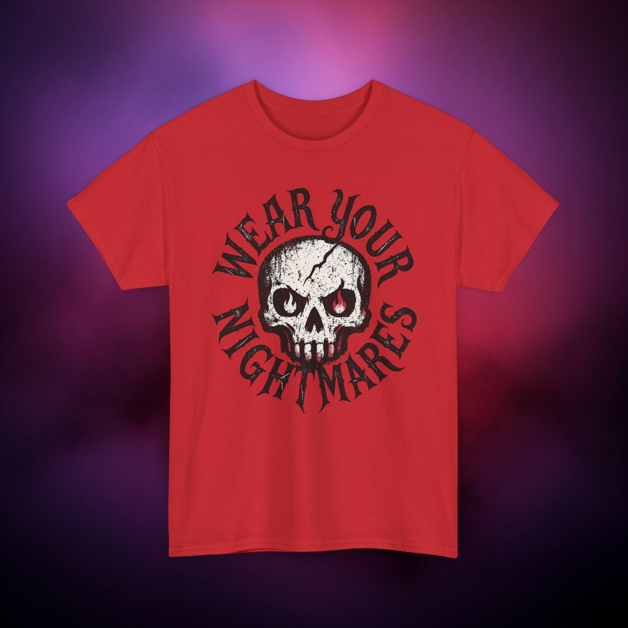 The Skull — Distressed Grunge Skull T-Shirt / Wear your Nightmares