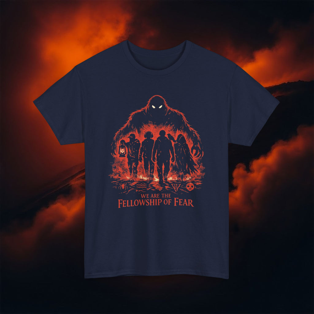 The "We Are the Fellowship of Fear" T‑Shirt – Horror Unity Graphic Shirt for Fear Survivors