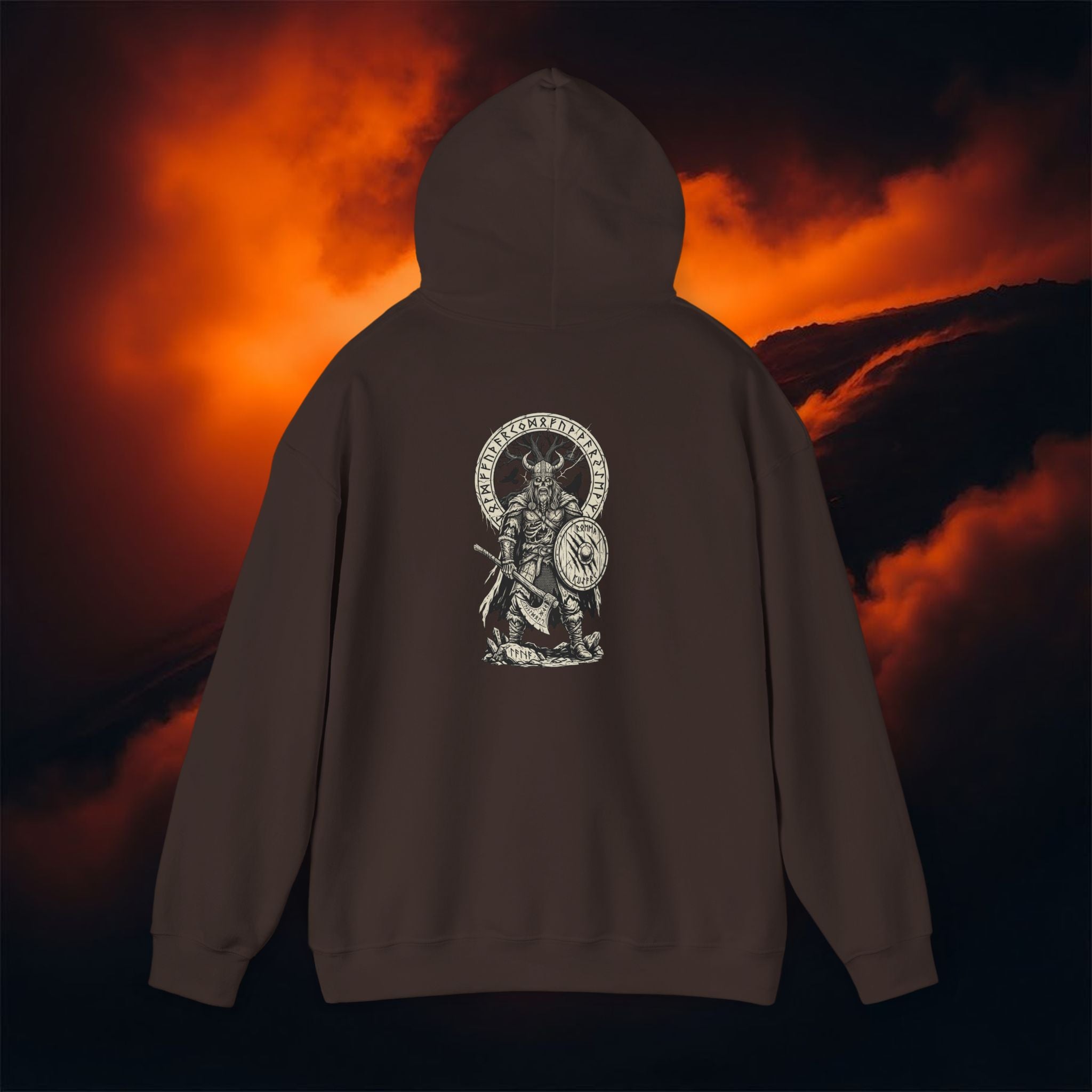 Wear Your Nightmares Hoodie – Undead Viking Warrior