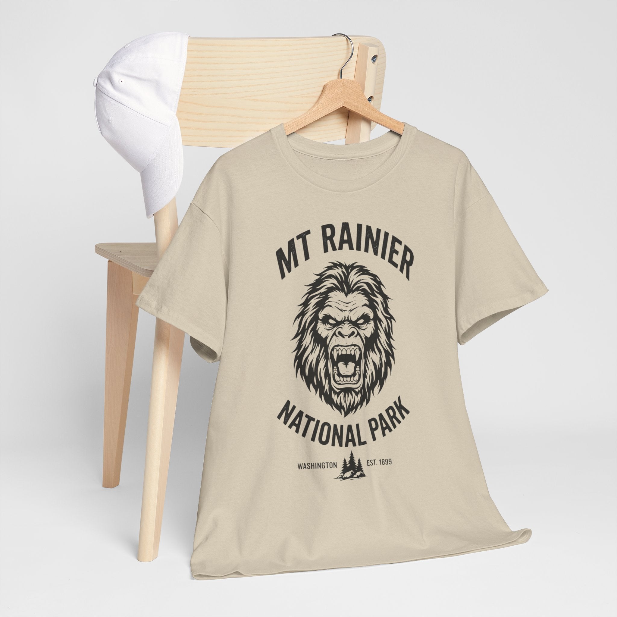 Bigfoot Graphic Tee - Vintage Sasquatch Nature Shirt