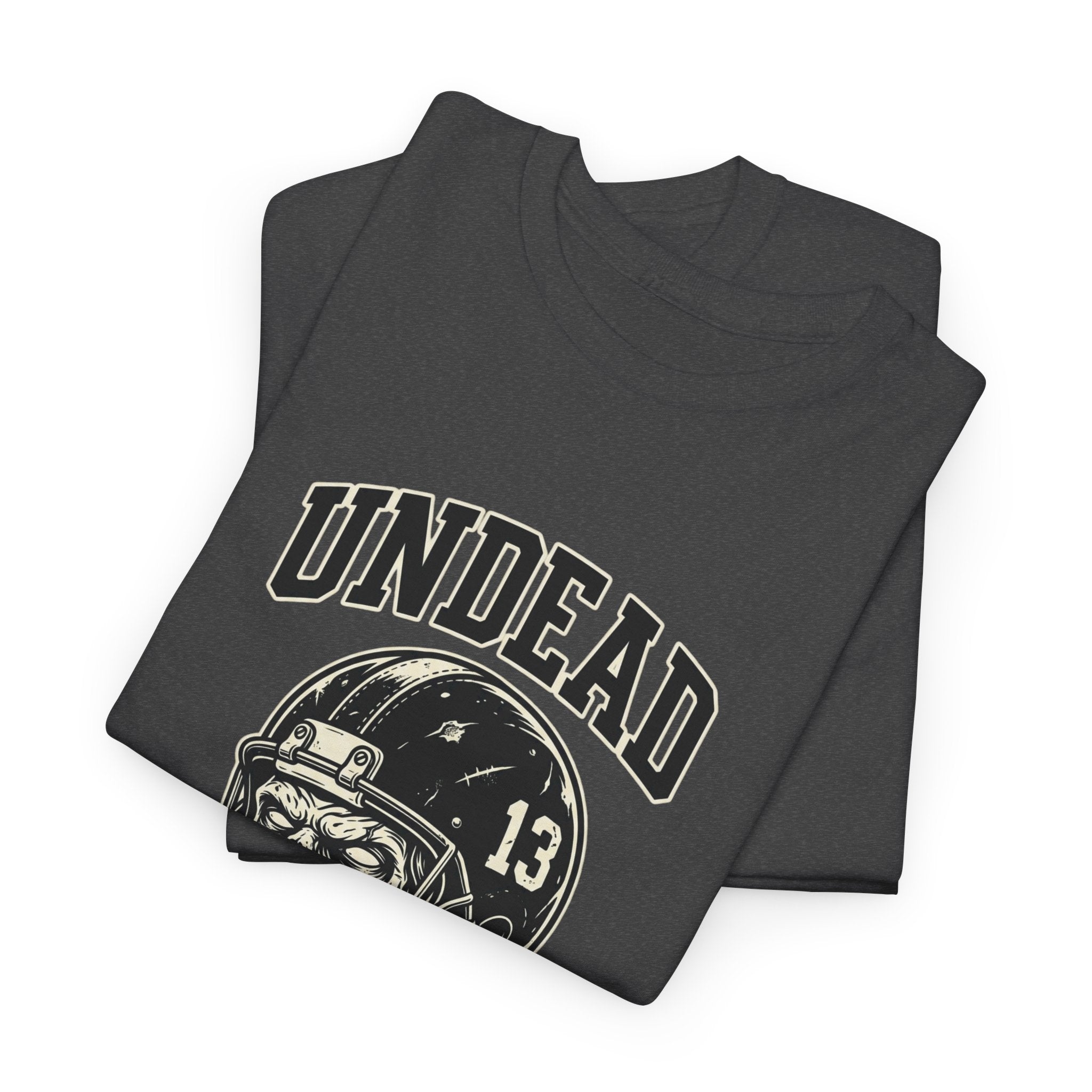 Undead University Football T-Shirt — Gothic Football Vintage College Tee