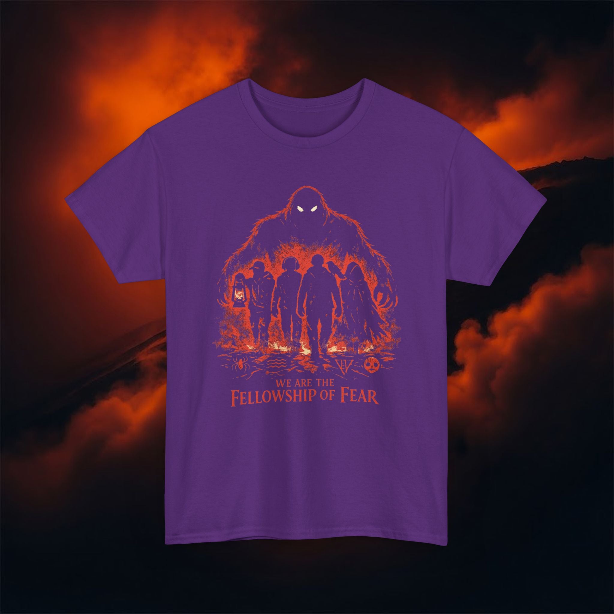 The "We Are the Fellowship of Fear" T‑Shirt – Horror Unity Graphic Shirt for Fear Survivors