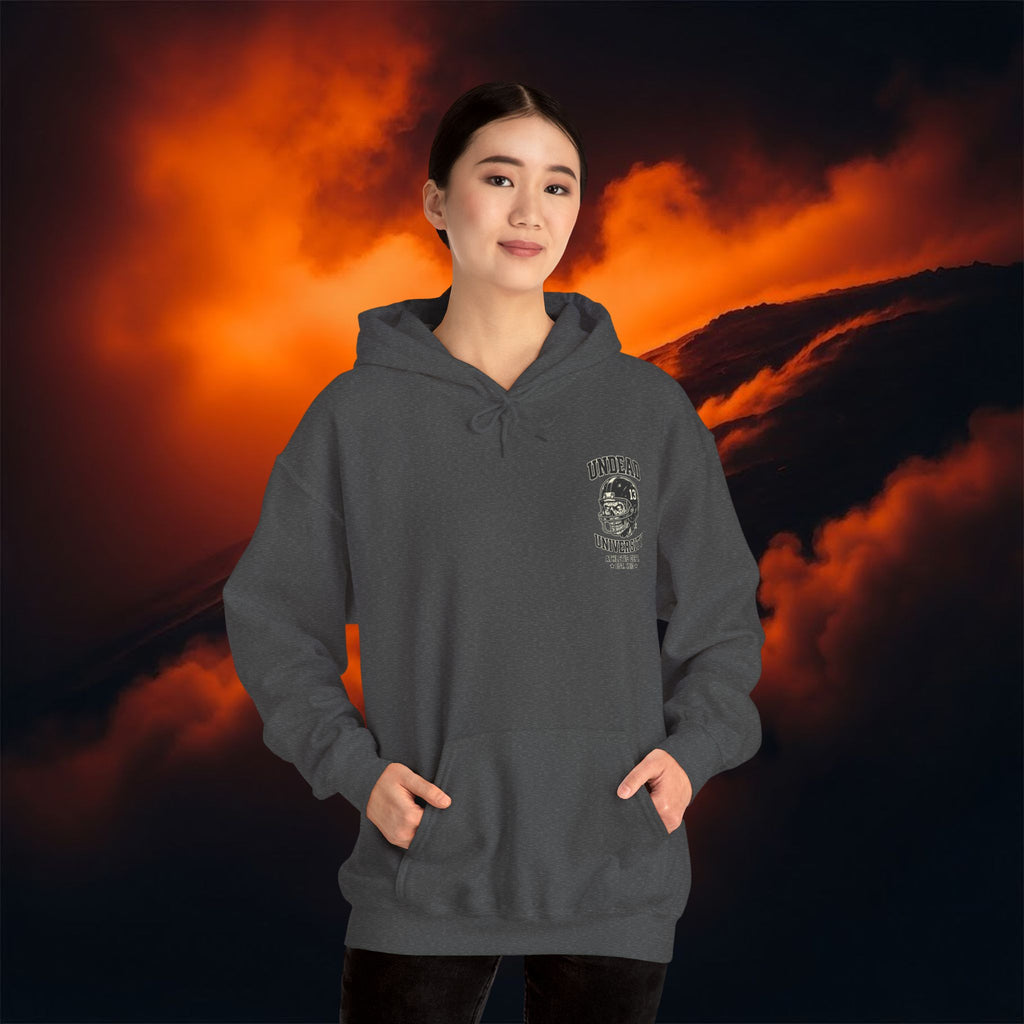 Undead University Hoodie – Vintage Horror College Skull | Athletic Dept 13