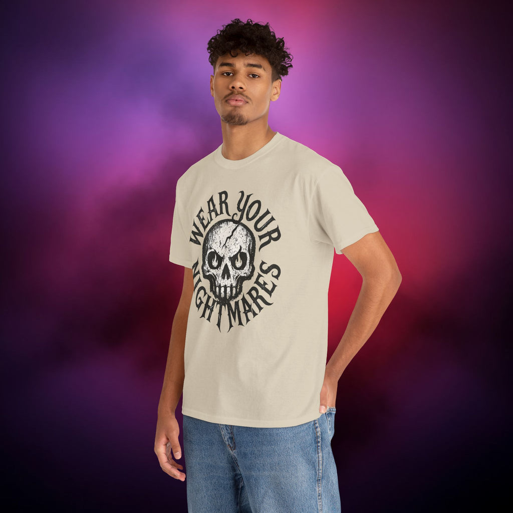 The Skull — Distressed Grunge Skull T-Shirt / Wear your Nightmares