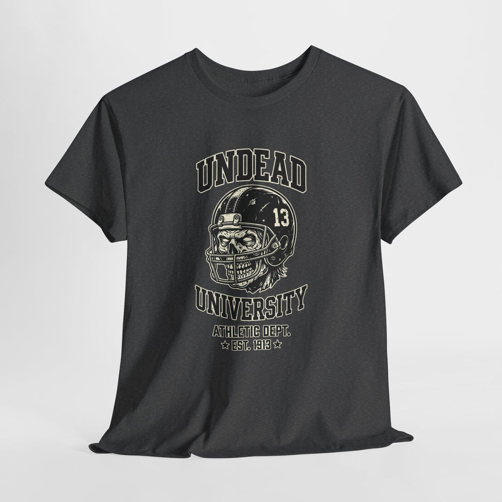 Undead University Football T-Shirt — Gothic Football Vintage College Tee