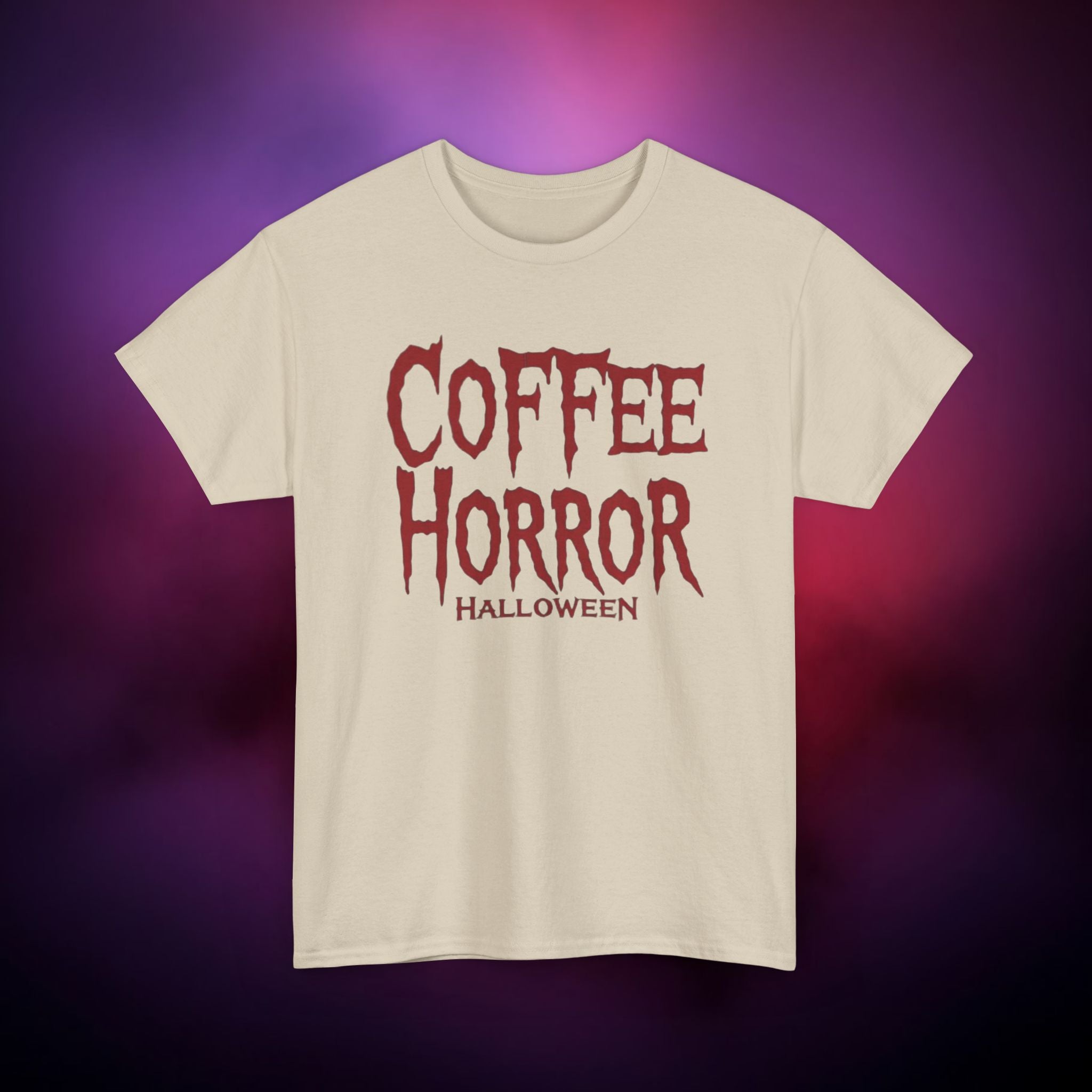 Coffee Horror Halloween T‑Shirt – Horror Coffee Lover Graphic Tee