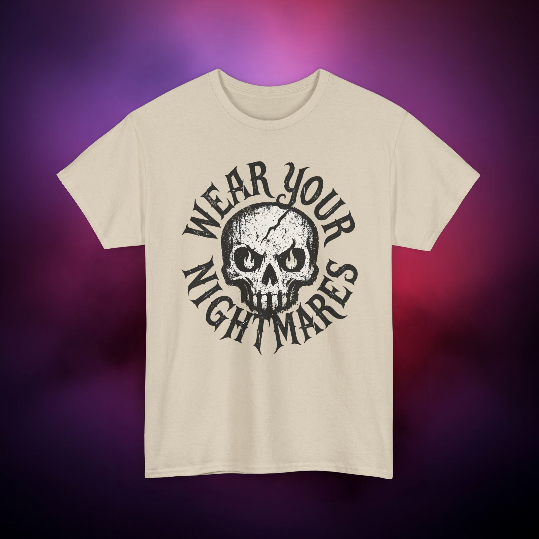 The Skull — Distressed Grunge Skull T-Shirt / Wear your Nightmares