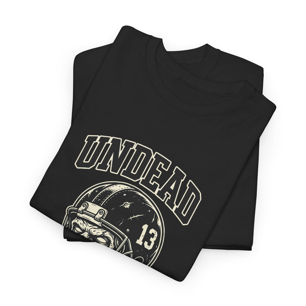 Undead University Football T-Shirt — Gothic Football Vintage College Tee