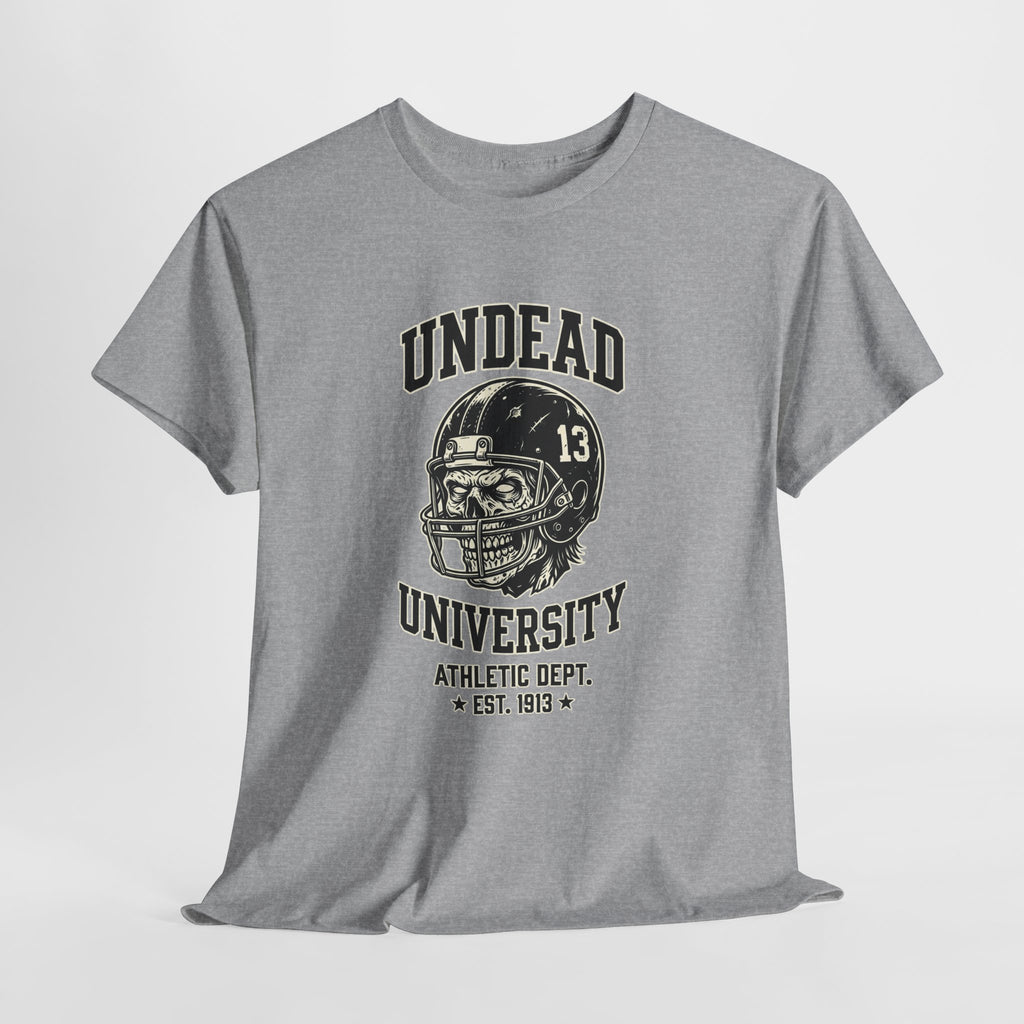 Undead University Football T-Shirt — Gothic Football Vintage College Tee