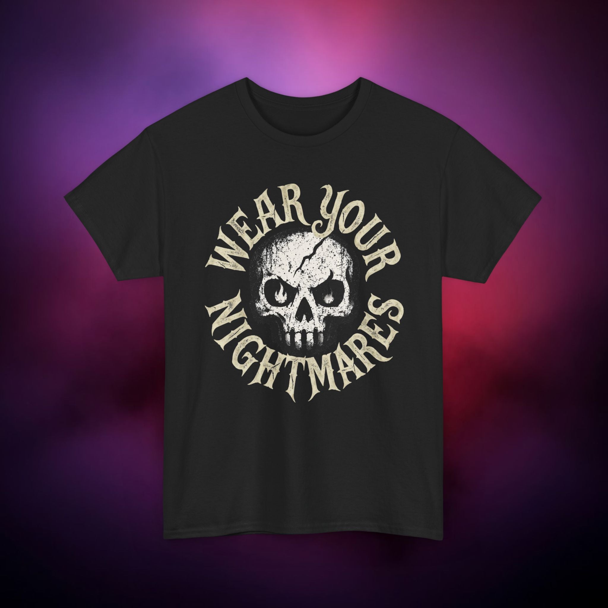 The Skull — Distressed Grunge Skull T-Shirt / Wear your Nightmares
