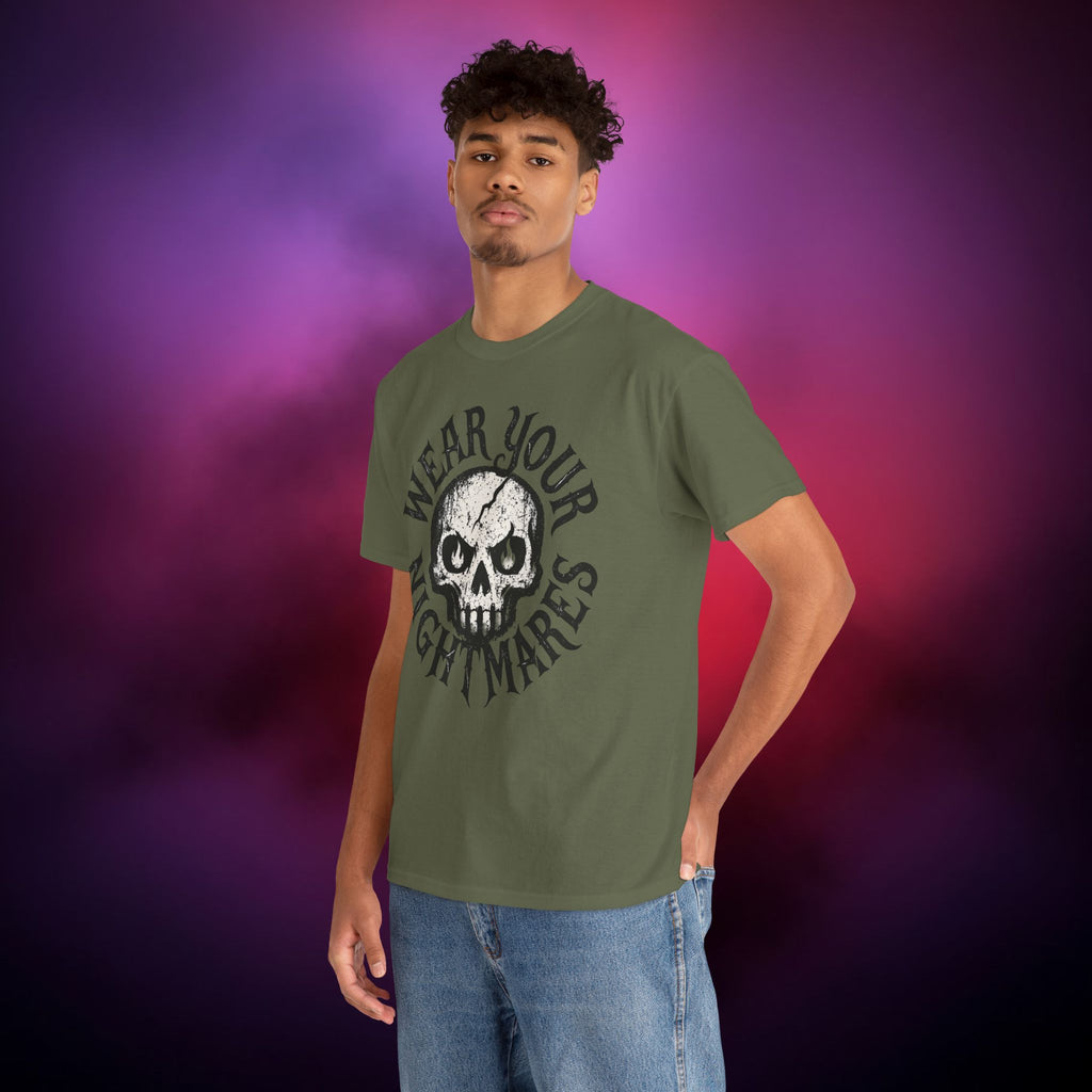 The Skull — Distressed Grunge Skull T-Shirt / Wear your Nightmares