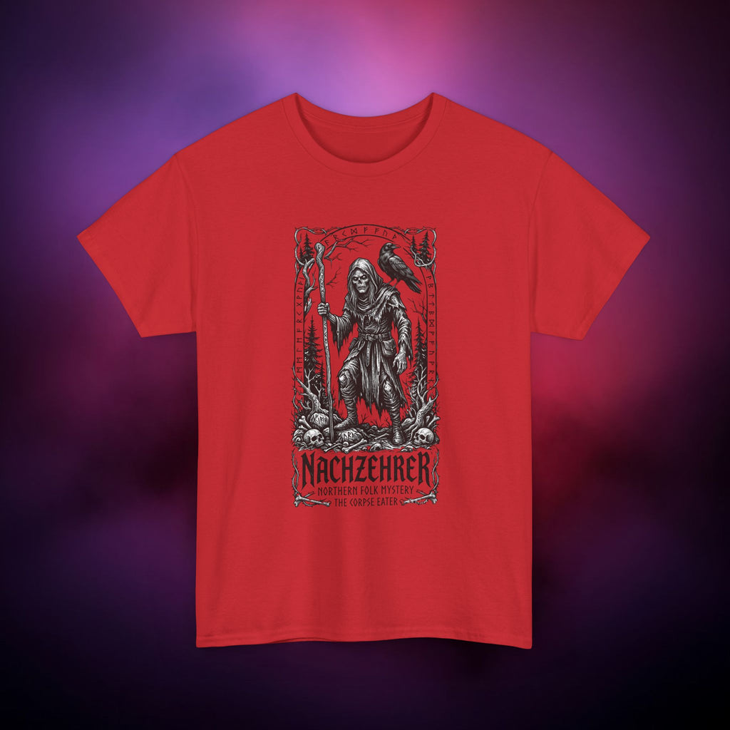 Nachzehrer Horror T‑Shirt – German Folk Undead | Medieval Night Eater Myth