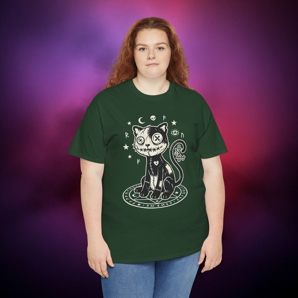 Occult Cat Tee — Mystic Black Cat Graphic T-Shirt