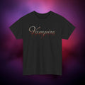 Vampire Horror T-Shirt | Gothic Blood Drip Graphic Tee for Horror & Halloween Fans